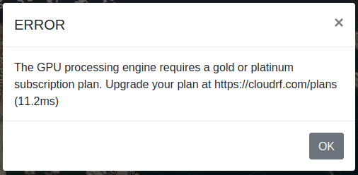 GPU forbidden response